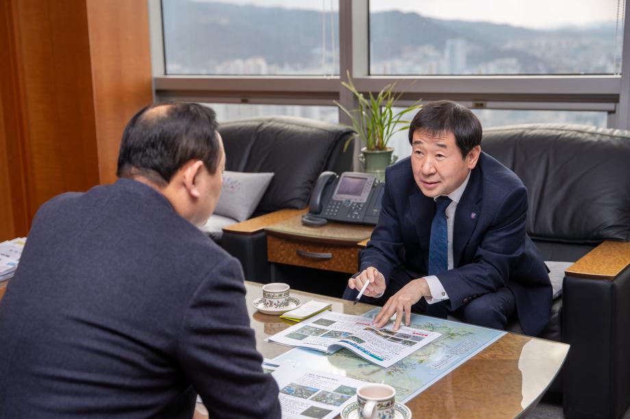 국가 철도공단 방문