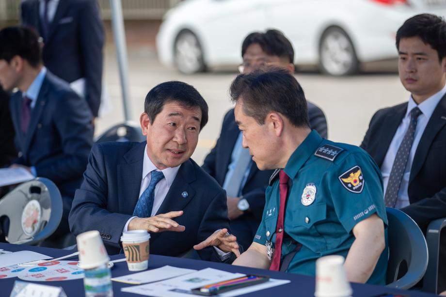 윤희근 경찰청장 증평군 방문