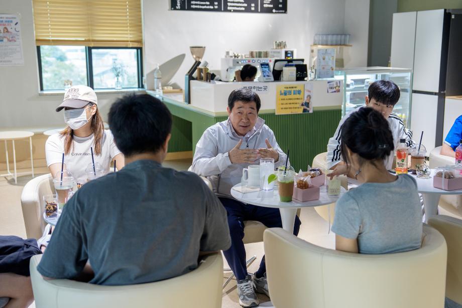 증평군, 학교 밖 청소년들과 진솔한 소통의 시간 가져