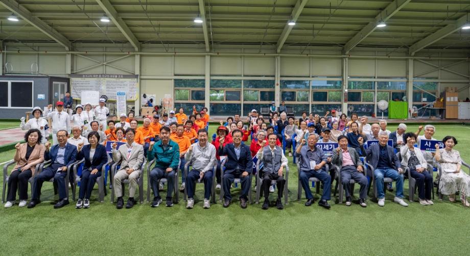 증평군, 어르신 건강·화합의 장 ‘노인게이트볼 대회’ 성황
