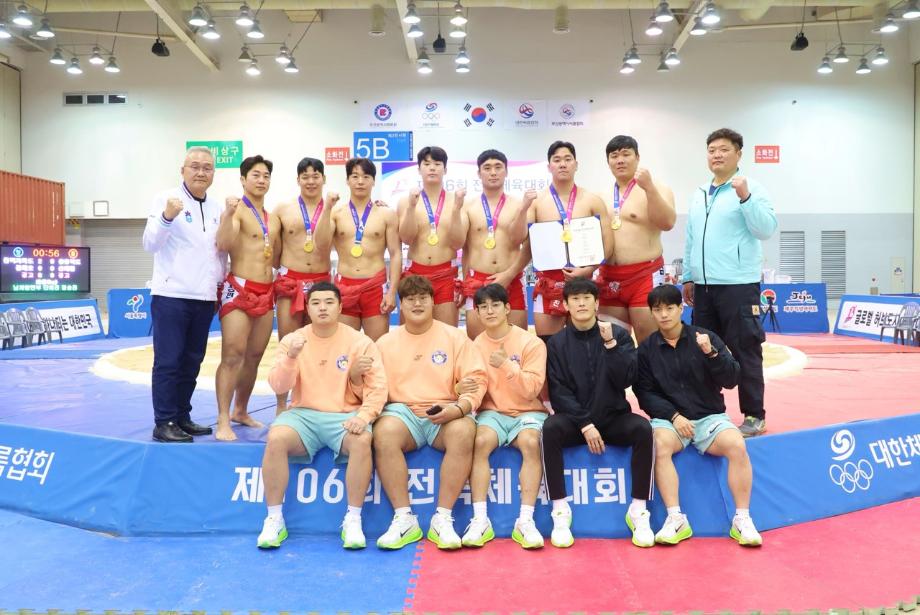 증평군청인삼씨름단, 제106회 전국체육대회 남자 일반부 단체전 &lsquo;우승&rsquo;