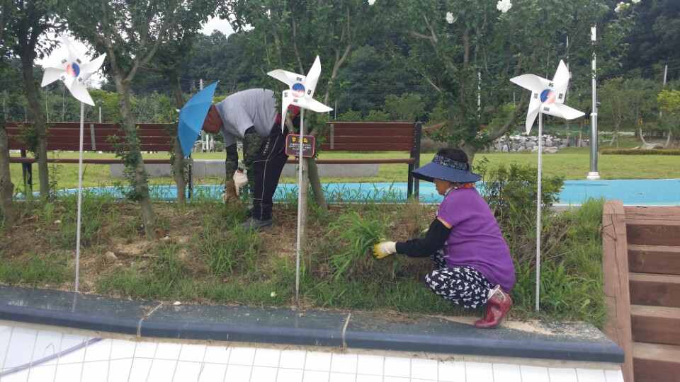 증평군, 연제근 상사 공원 및 충혼탑 시설 환경정비