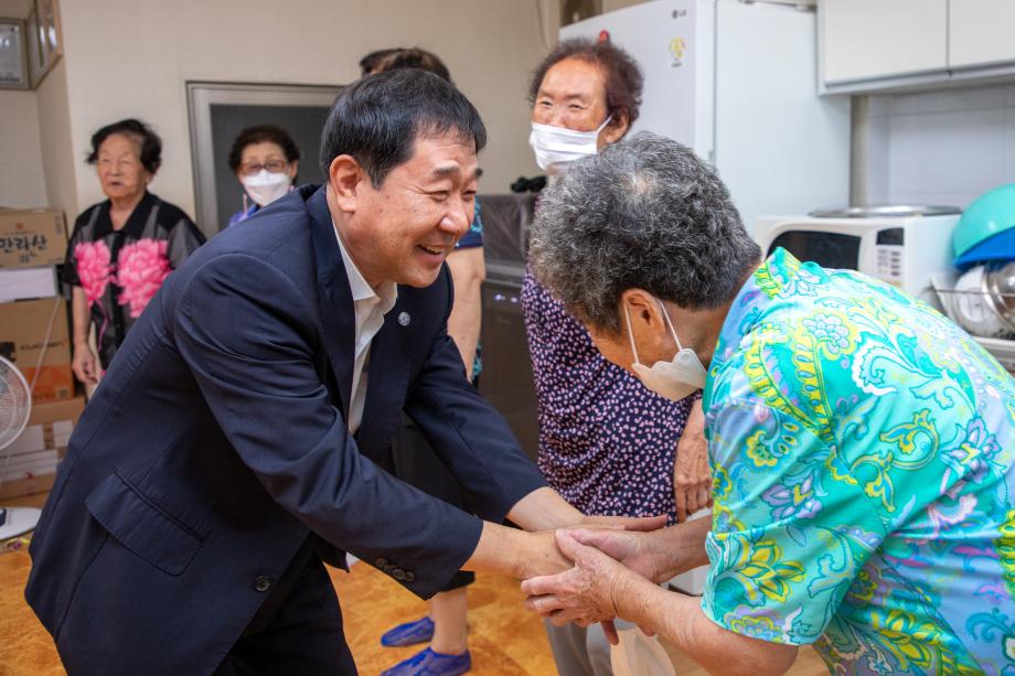 이재영 증평군수, 마을방문 의견 청취